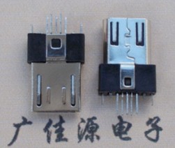 micro usb公頭5p立式/夾板1.0mm板端 micro usb公頭5p立式/夾板1.0mm板端