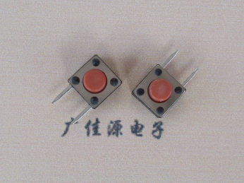 6*6*4.3紅頭輕觸按鍵開(kāi)關(guān),6.2x6.2x5邊二腳金屬?gòu)椘存I開(kāi)關(guān)