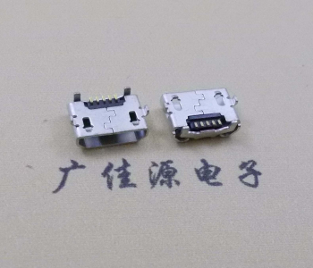 牛角型MICRO反向母座DIP1.8MM加長(zhǎng)引腳端子1.0MM
