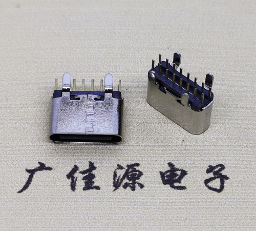 USB 3.1TYPE C16Pin引腳直插母座H5.5/6.5/6.8尺寸可用
