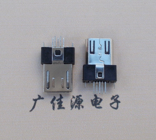 高端Micro USB夾板式公頭