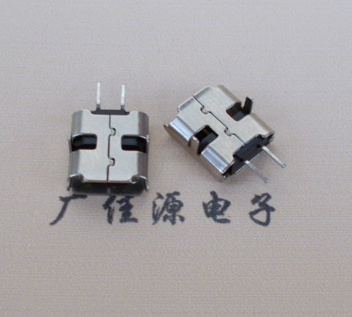 Micro USB 2pin電源母座腳長1.5MM