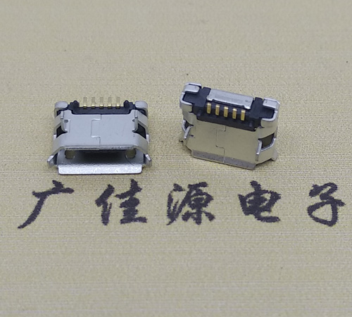 Micro USB 5PIN母座間距5.85mm插板引腳端子加長(zhǎng)
